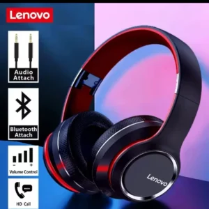 Lenovo HD200 Bluetooth Earphones Over-ear Foldable Computer Wireless Headphones Noise Cancellation HIFI Stereo Gaming Headset