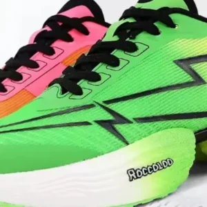 Spring Running Shoes Men's Sports Training Casual Breathable EVA Outsole Shock Absorption Synthetic Upper Color Block Design